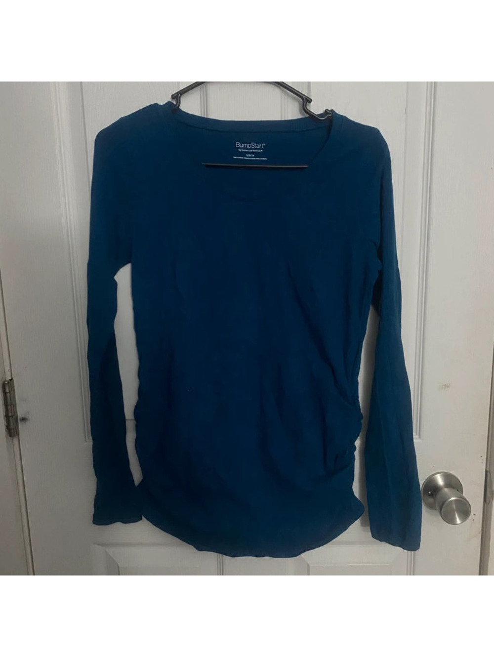 Turquoise maternity long sleeves top S
